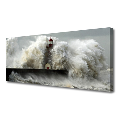 Quadro em tela Paisagem do Farol