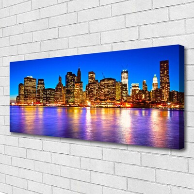 Quadro em tela Arranha-céus Casas da Cidade