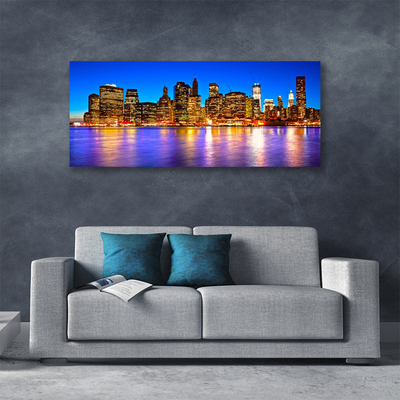 Quadro em tela Arranha-céus Casas da Cidade