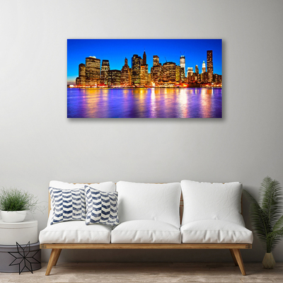 Quadro em tela Arranha-céus Casas da Cidade