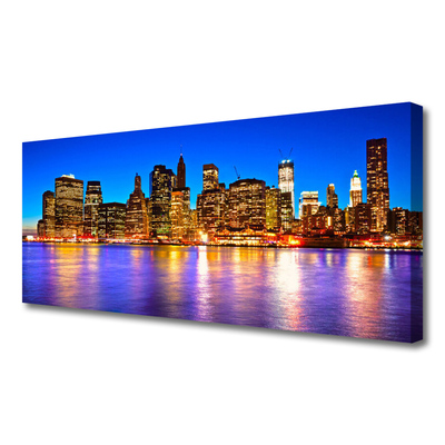 Quadro em tela Arranha-céus Casas da Cidade