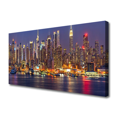 Quadro canvas Arranha-céus Casas da Cidade