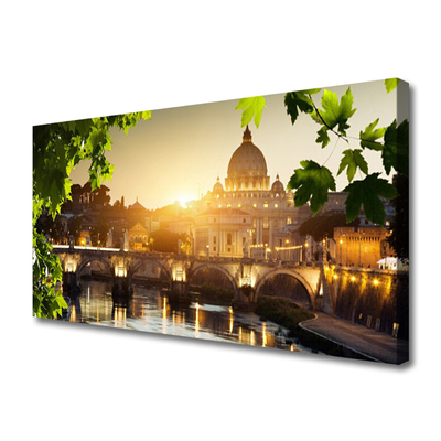 Quadro canvas Arquitetura da Cidade da Ponte