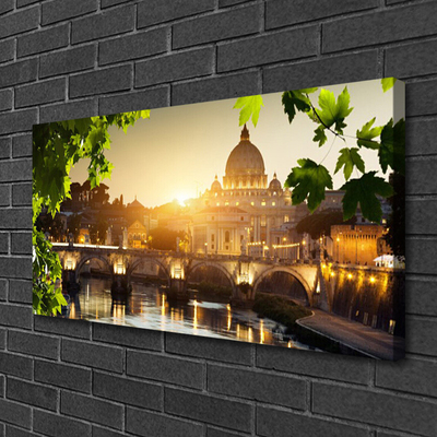 Quadro canvas Arquitetura da Cidade da Ponte