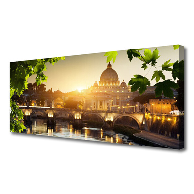 Quadro canvas Arquitetura da Cidade da Ponte