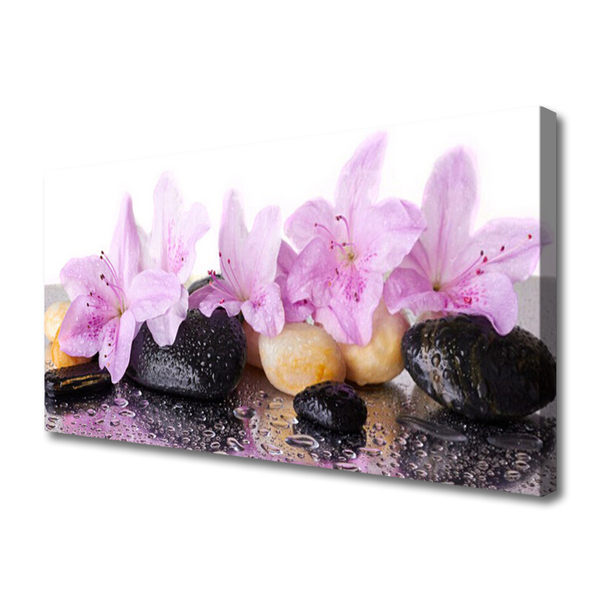 Quadro canvas Flor de lírio rosa