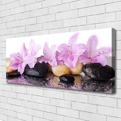 Quadro canvas Flor de lírio rosa