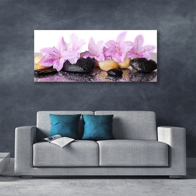 Quadro canvas Flor de lírio rosa