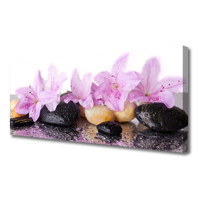 Quadro canvas Flor de lírio rosa