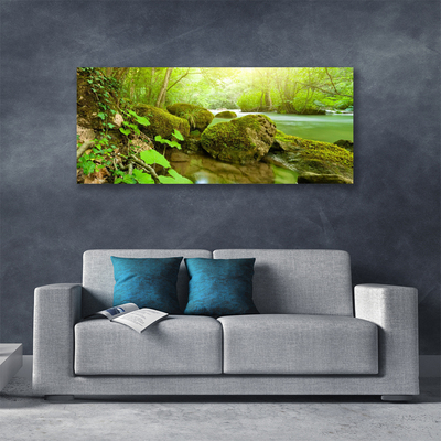 Quadro em tela Lago Rio Natureza