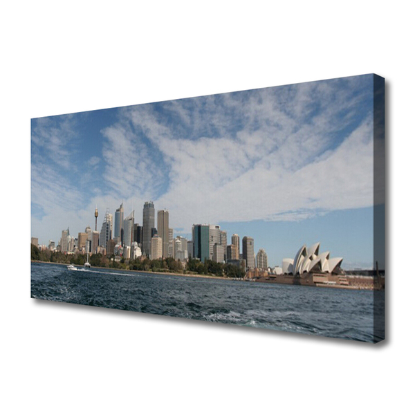 Quadro canvas Casas City Sea Sydney