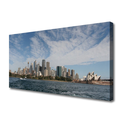 Quadro canvas Casas City Sea Sydney