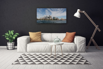 Quadro canvas Casas City Sea Sydney
