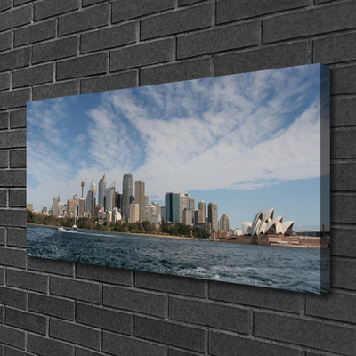 Quadro canvas Casas City Sea Sydney