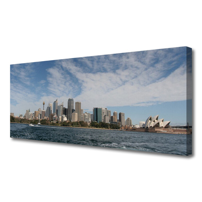 Quadro canvas Casas City Sea Sydney