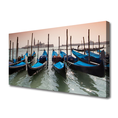 Quadro em tela Arquitetura de barcos aquáticos