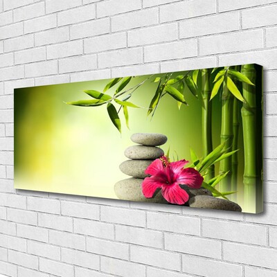 Quadro em tela Pedras Zen de Flor de Bambu