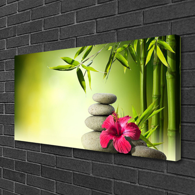 Quadro em tela Pedras Zen de Flor de Bambu