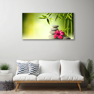 Quadro em tela Pedras Zen de Flor de Bambu