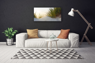 Quadro canvas Paisagem de grama de areia