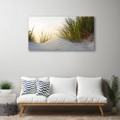 Quadro canvas Paisagem de grama de areia