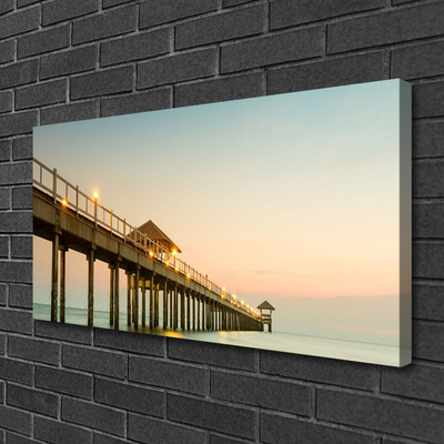 Quadro canvas Arquitetura da Ponte Marítima