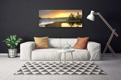 Quadro em tela Paisagem do Lago Pond