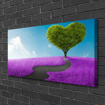 Quadro canvas Caminho do Prado Árvore Natureza