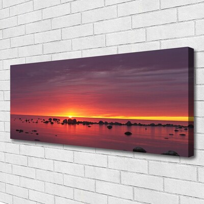 Quadro em tela Paisagem do Mar e do Sol