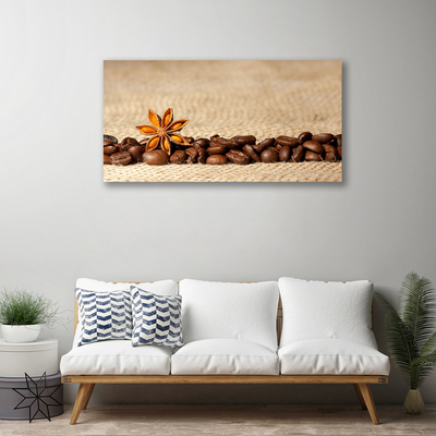 Quadro em tela Cozinha de grãos de café