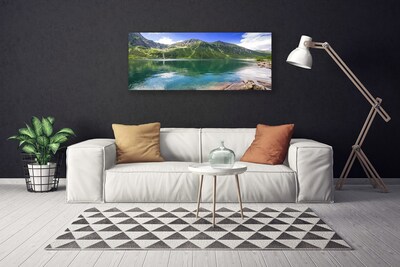 Quadro canvas Paisagem de lago de montanha
