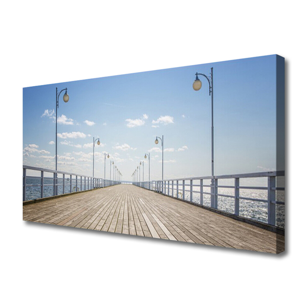 Quadro em tela Arquitetura Pier Sea