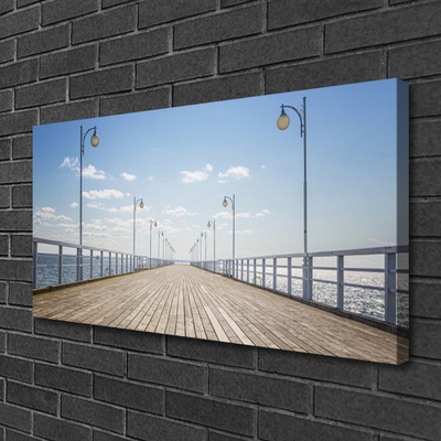 Quadro em tela Arquitetura Pier Sea