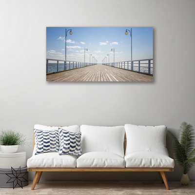 Quadro em tela Arquitetura Pier Sea