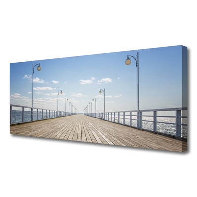Quadro em tela Arquitetura Pier Sea