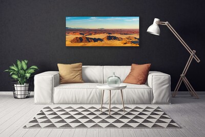 Quadro em tela Paisagem do céu do deserto