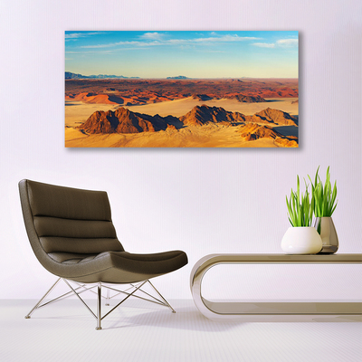 Quadro em tela Paisagem do céu do deserto