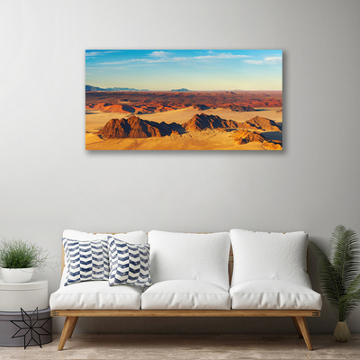 Quadro em tela Paisagem do céu do deserto