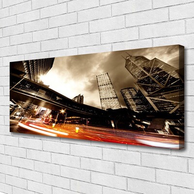 Quadro em tela Casas da City Road