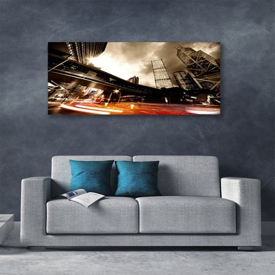 Quadro em tela Casas da City Road