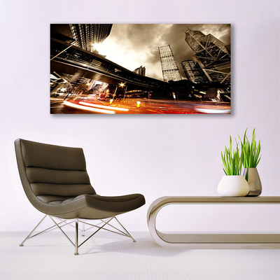 Quadro em tela Casas da City Road