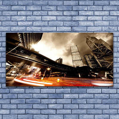 Quadro em tela Casas da City Road