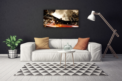 Quadro em tela Casas da City Road