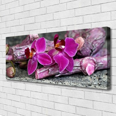 Quadro canvas Flores de madeira Planta Natureza