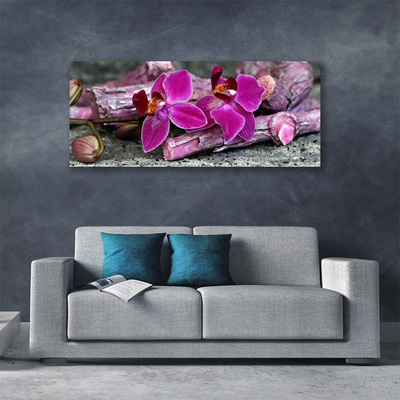 Quadro canvas Flores de madeira Planta Natureza