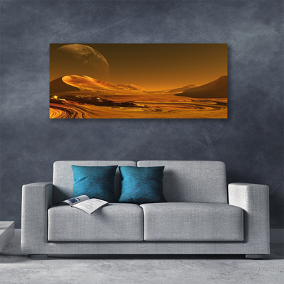 Quadro em tela Paisagem Espacial do Deserto