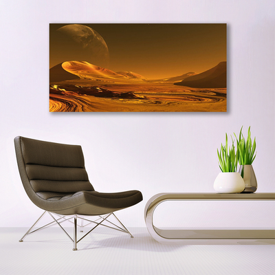 Quadro em tela Paisagem Espacial do Deserto