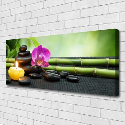 Quadro canvas Spa Zen de Flores de Bambu
