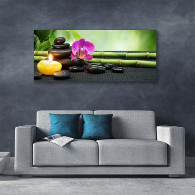 Quadro canvas Spa Zen de Flores de Bambu
