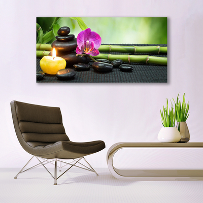 Quadro canvas Spa Zen de Flores de Bambu